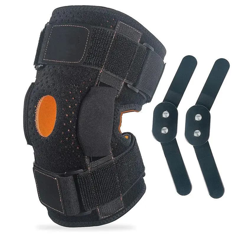 1 pz knee brace with side stabilizers knee support Sport knee brace curtains kneecap relief from joint pain menisco tears tendonitis