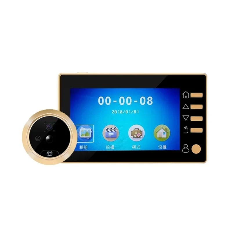 Display Q10 Campanello video intelligente Visualizzatore wifi Rilevamento Campanello di sicurezza domestica Batteria al litio da 4,3 pollici 3,7 V 1800 MA