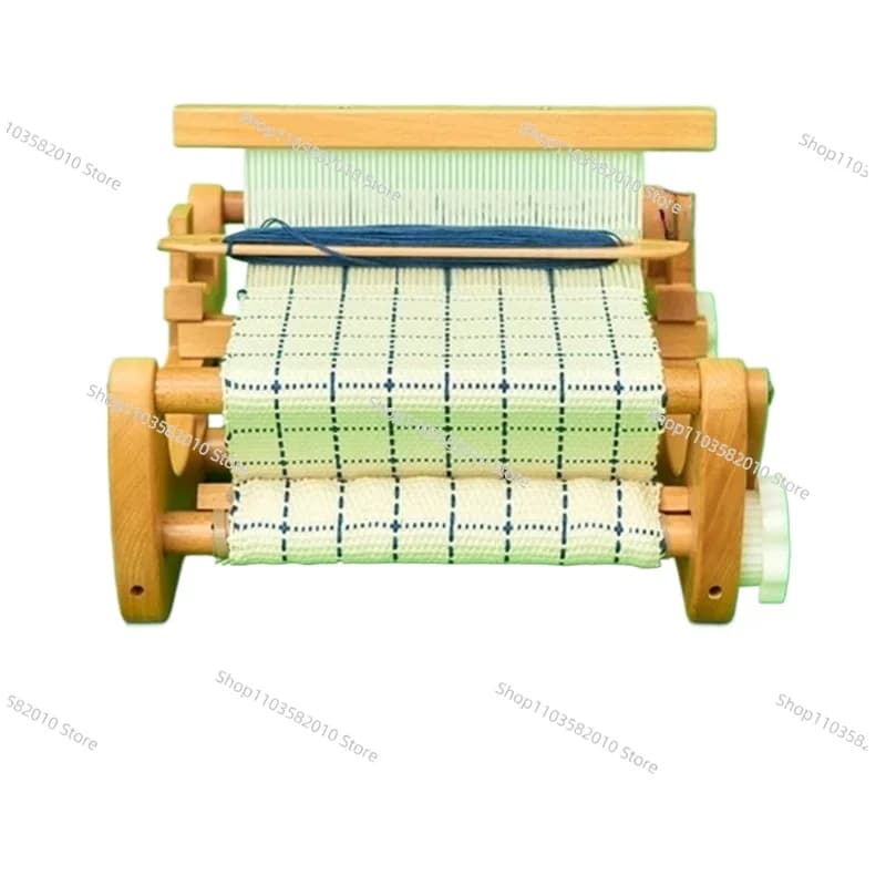 Simple Hand Weaving Small Tabletop Loom for Home Adult Mini Split Weave
