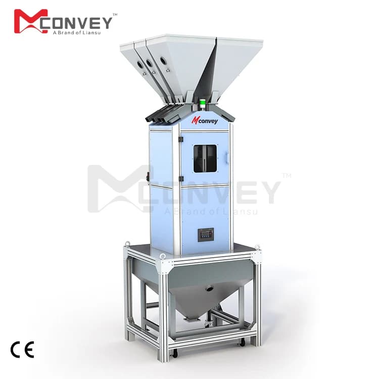 Automatic plastic raw material mixer, vertical plastic granule mixer, plastic granule mixer, gravimetric batch blender