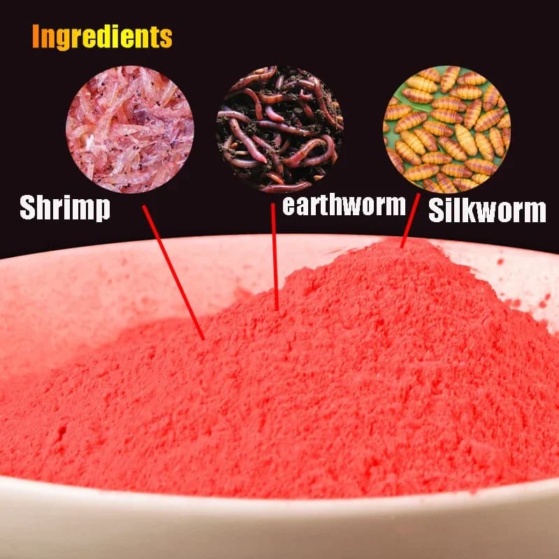 100g Sapore Al Muschio Richiamo di Pesca Additivo Groundbait Carpa Pasto Mangime Verme Gamberetti Erba Cruda Produzione Profumo Formula Insetti Pesca Esca
