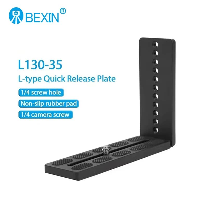 BEXIN L-type Quick Release Plate Bracket Camera Universal Vertical Video Shooting L Plate for DJI Stabilizer Camera Tripod Head