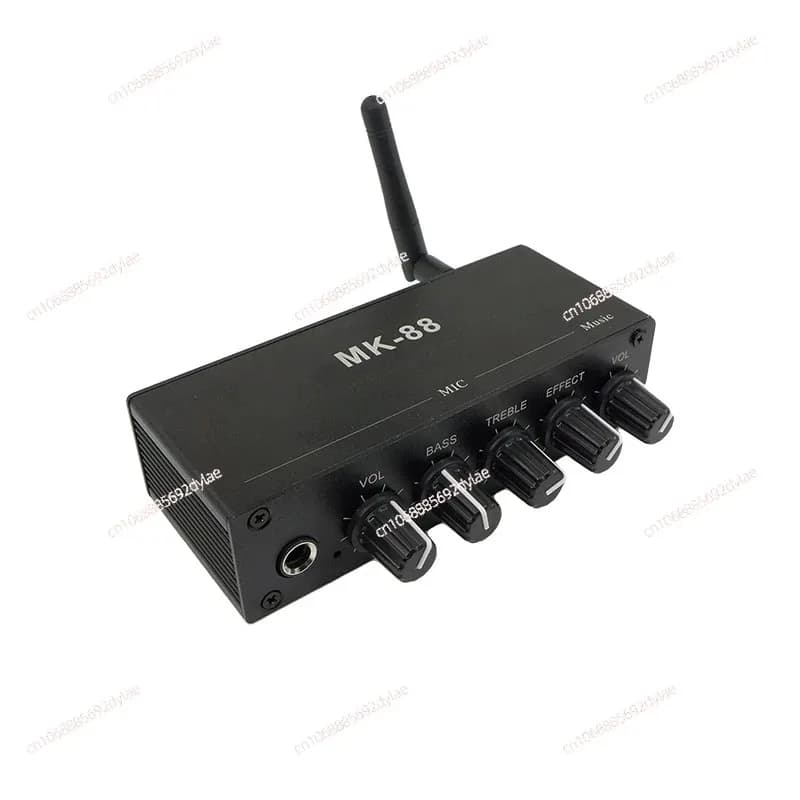 Dispositivo mobile per l'effetto riverbero con microfono frontale per macchina per canto karaoke con decodifica coassiale Bluetooth