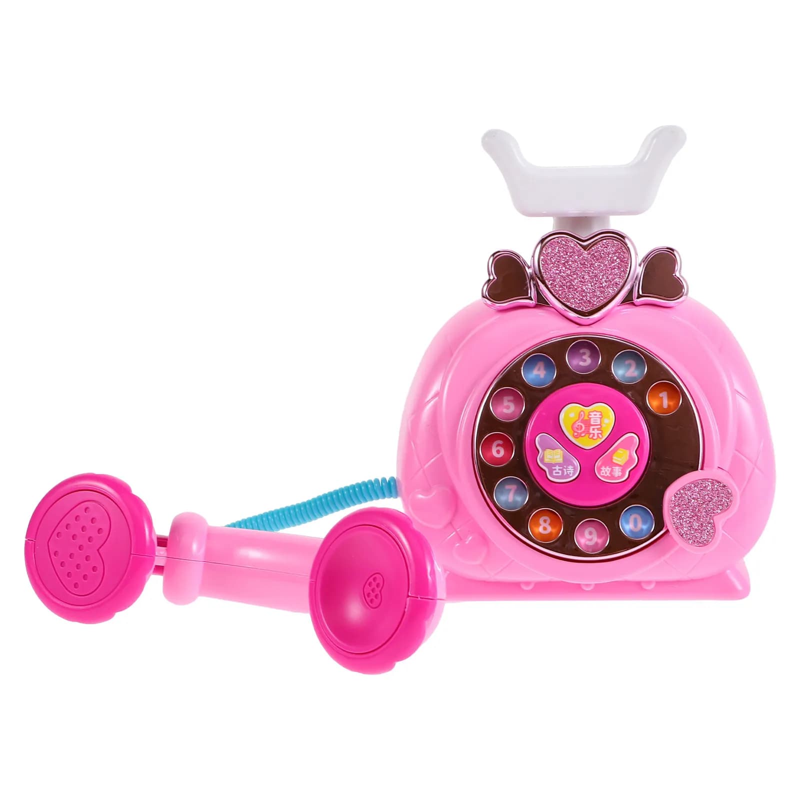 Telefono Interattivo Educativo per Bambini con Musica e Storie, Gioco di Ruolo per l'Apprendimento Precoce e lo Sviluppo Cognitivo e Linguistico