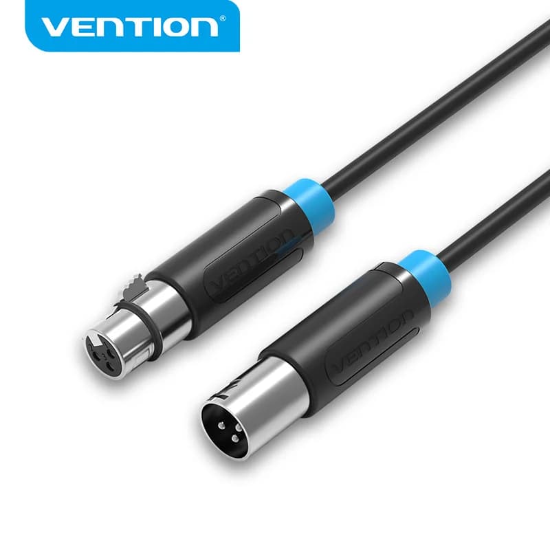 Vention XLR Cable Karaoke microfono Sound Cannon Cable Plug XLR Extension Mikrofon Cable per amplificatori Mixer Audio cavo XLR
