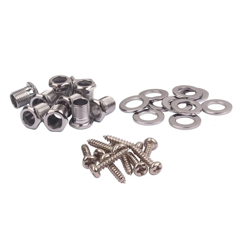 String Bass Nut Guitar Replacement Electric Halloween Christmas Guitar Tuning Peg Ukulele Tuning Peg Guitar Tuning Pegs 1SET
