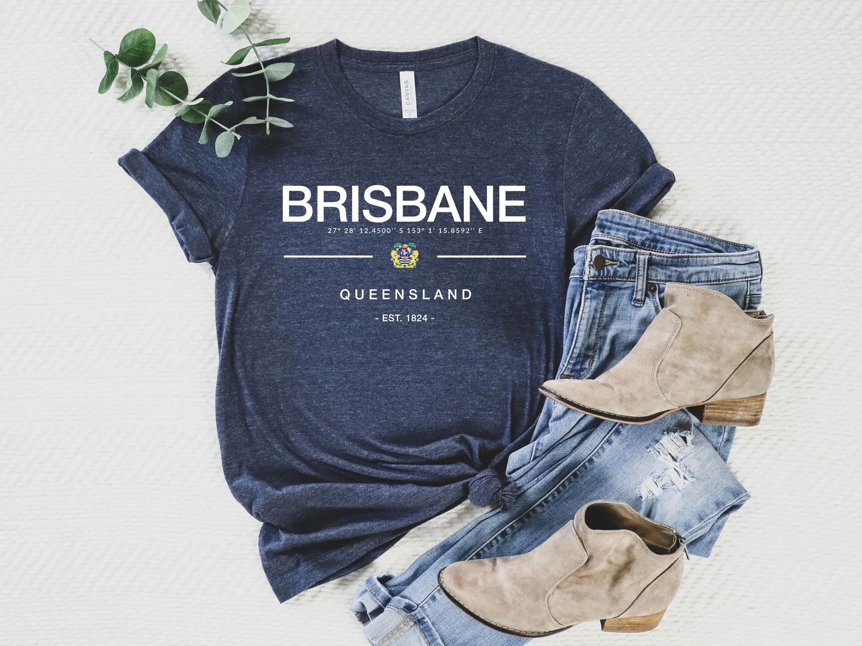 Brisbane T Shirt Australia gift Group Matching Vacation
