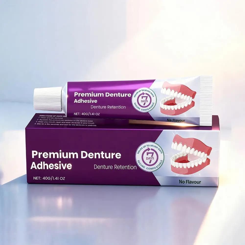 40g Crema Adesiva per Fissaggio Protesi Forte Completa Protesi Professionali Colla Prodotti per Odontoiatria Materiali Forte Adesione