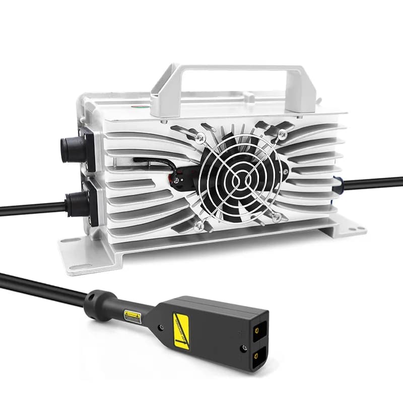 Caricabatterie intelligente per carrello da golf da 48 Volt 15 AMP con spina stile D per carrello da golf EZGO TXT