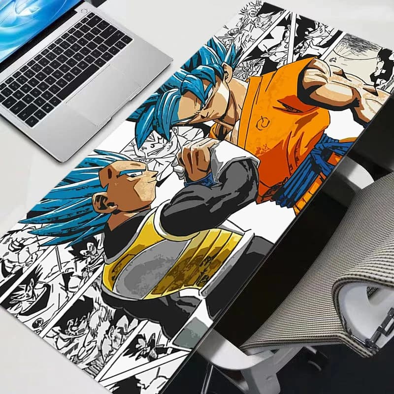 Mouse Pad Large Dragon Ball Son Goku Rubber PC Computer Gaming Accessories Mousepad Desk Mat Locking Edge Gamer Carpet