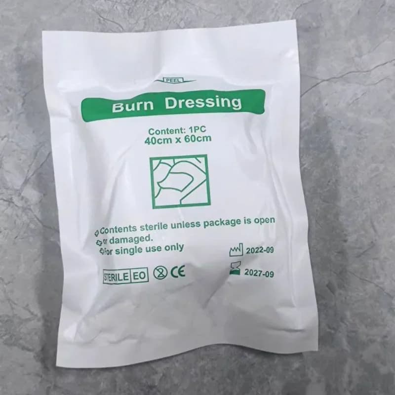 Medicazione per ustioni Garza compressa sterile Scald Pad Cura delle ferite Anti-infezione Antibiotico Unguento Gel Bruciature Kit di pronto soccorso