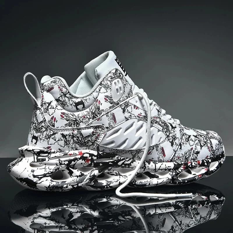 2024 nuove scarpe da basket da uomo scarpe da ginnastica da basket antiscivolo scarpe da passeggio da allenamento scarpe da ginnastica sportive leggere da uomo Plus size 46