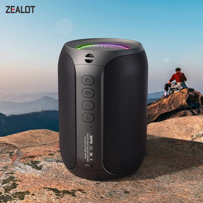 NEW 2026 FA02 Bluetooth Speaker for External with Table Subwoofer, Long Battery Life, Portable, RGB, Audio for Games