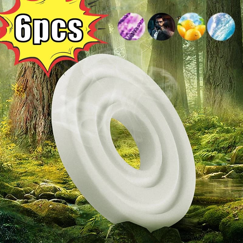 3/6pcs Auto Deodorante Compresse profumate Accessori Automobile Profumo PE Materiale Diffusore di profumo Supplemento Accessori