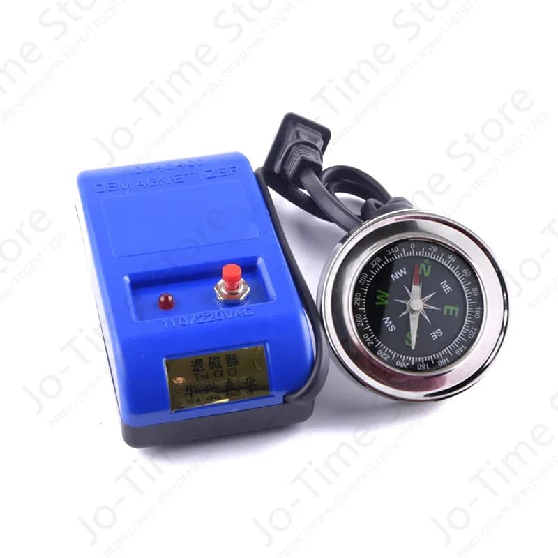 2 pezzi Set di strumenti di smagnetizzazione dell'orologio Eliminatore di magnetizzazione dell'orologio meccanico Tui Ci Qi Time C Attrezzatura per la riparazione dell'orologiaio