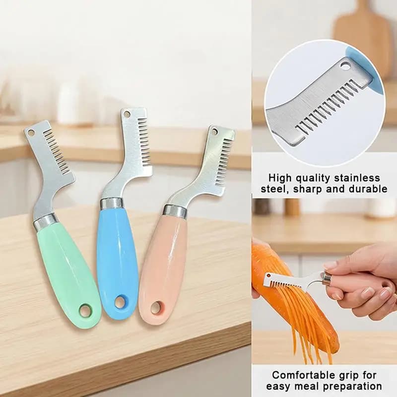 【M】Utensile per sminuzzare cipollotti, Tritatutto per cipolle verdi, Coltello speciale per sminuzzare per ottenere una trama ultra-fine