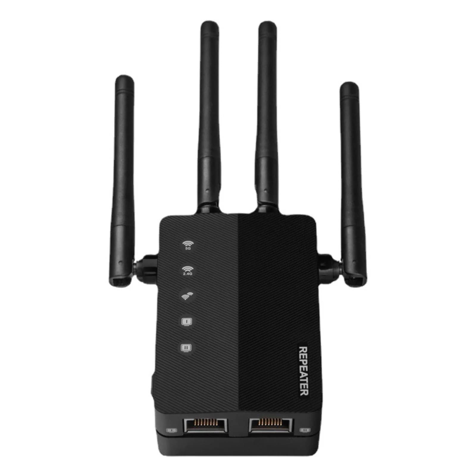 Ripetitore WiFi 1200Mbps Wireless WiFi Range Extender Copertura del segnale Ripetitore di rete wireless Amplificatore di rete 2.4G/5G