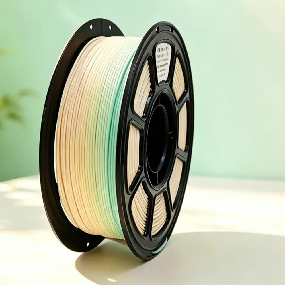 Matte Pla Filament 1kg 1.75mm Matte Rainbow Gradient Pla Filament 3d Printer Filament for Diy Projects Models Crafts Printing 3d