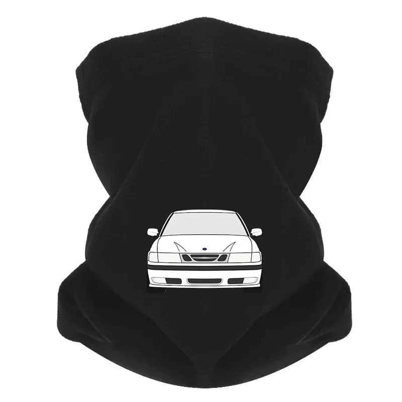 Design bianco per vista frontale per auto Uomo Sciarpa da esterno Maschera Ghetta per il collo Cappello Berretto da donna Copricapo Antivento Mantieni caldo Inverno Multifunzionale