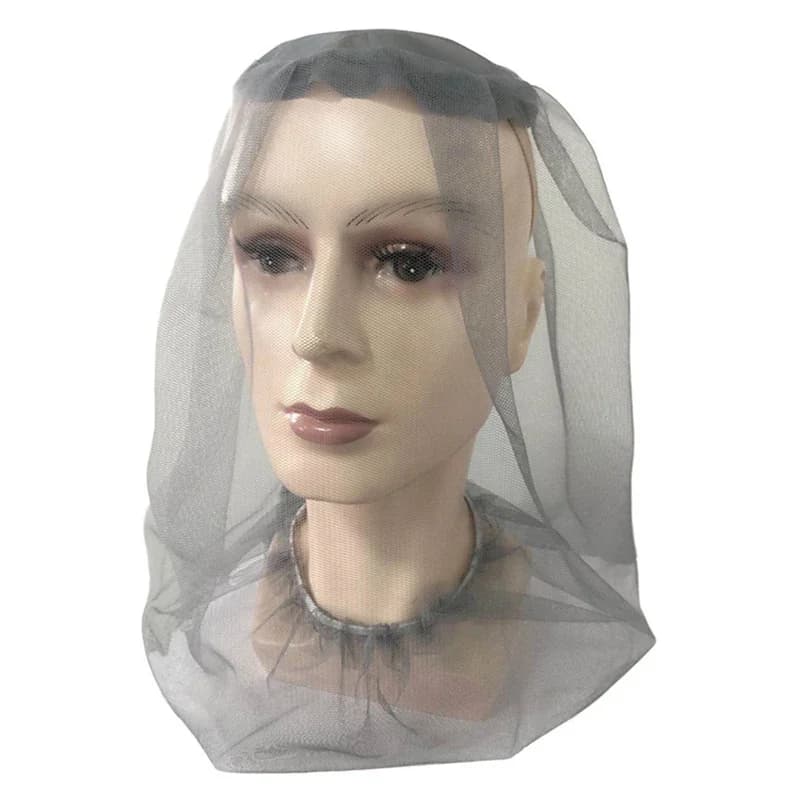 Simple and Lightweight Outdoor Mosquito Hat Insect Net Head Fishing Hat Mosquito Net Hunting Gear Hiking Equipment