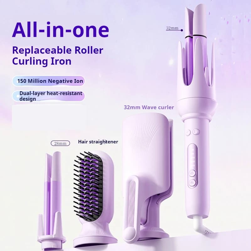 Automatic curling iron 4 in 1 Styler for multifunction hair Ceramic hair plate with negative ions Bucket for wave style woman