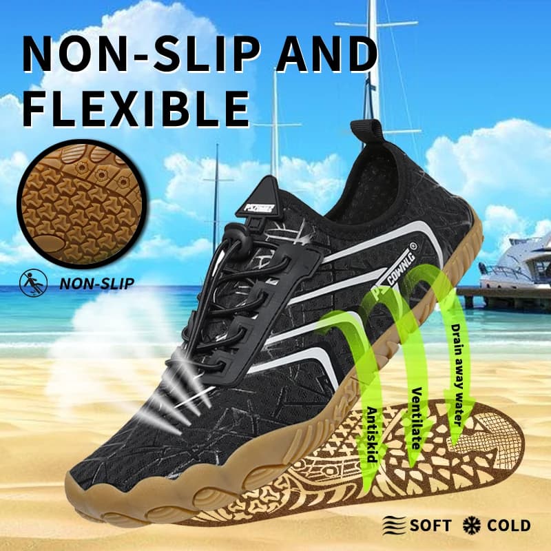 Scarpe Acquatiche Unisex per Uomo e Donna, Antiscivolo, ad Asciugatura Rapida, per Spiaggia, Attività all'Aperto, Nuoto e Sport Acquatici