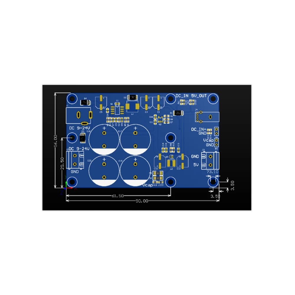 Ingresso DC9-24V Uscita 5V 3A Conservazione spegnimento UPS Protezione tensione UPS Scheda di alimentazione ininterruzione per Raspberry Pi