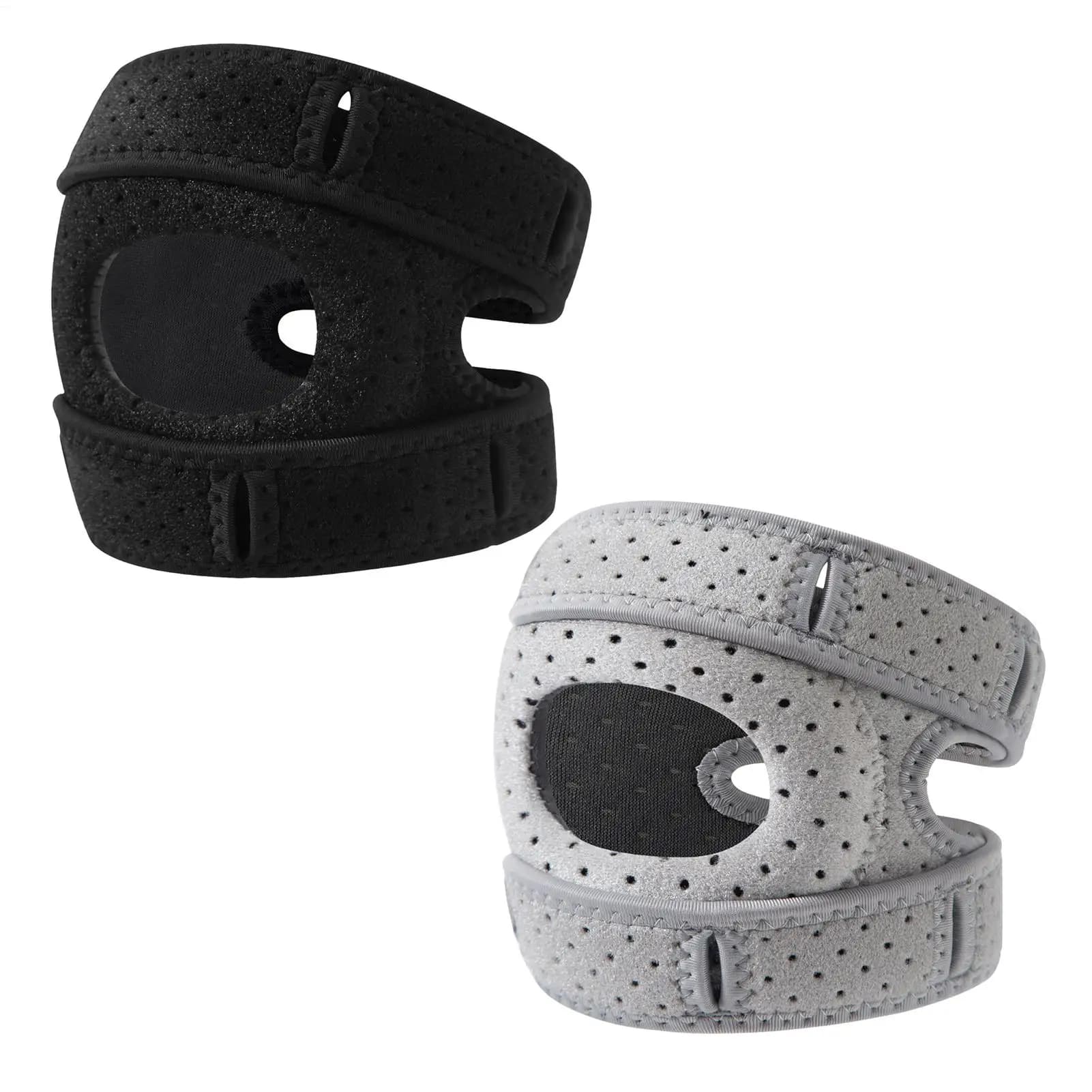 Ginocchiera stabilizzatrice rotulea Stabilizzatore tendine rotuleo regolabile Supporto per sollievo ginocchio Tutore Cinghia di supporto rotulea antiscivolo