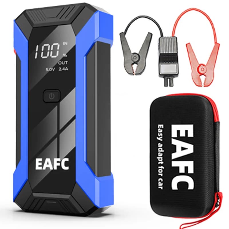 EAFC Car Jump Starter Power Bank 1200-2000A caricatore portatile Car Booster 12V dispositivo di avviamento automatico batteria di emergenza Car Start