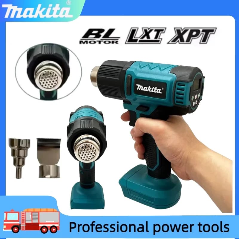 Makita Cordless Hot Air Gun Industrial Handheld Electric Heat Gun Temperatures Adjustable Heat Gun