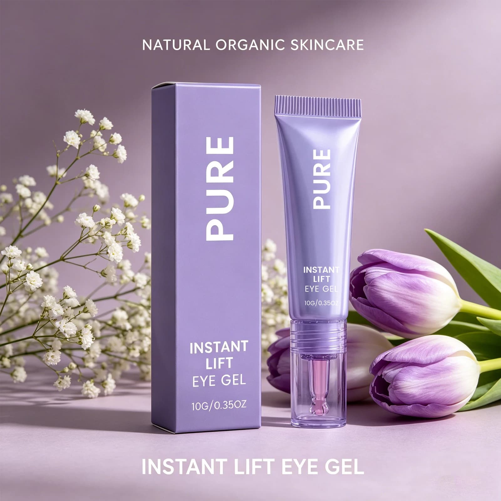 Crema Contorno Occhi Antirughe, Riduce Borse e Occhiaie, Anti-Gonfiore, con Acido Ialuronico, Effetto Lifting Istantaneo, Gel per la Cura della Pelle degli Occhi