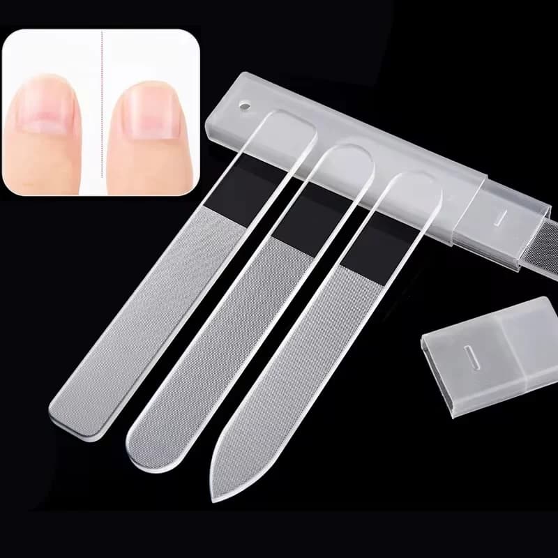 Lima per nail art Lucidatura Levigatura trasparente Lucidatura Durevole Lima per vetro nano Manicure Forniture professionali Accessori Strumenti