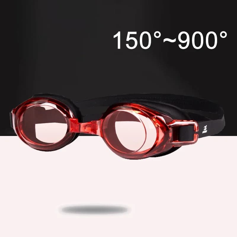 Adulti adolescenti-1.5 To -9.0 occhiali da nuoto miopia occhiali da nuoto impermeabili antiappannamento occhiali da immersione in Silicone diottrie