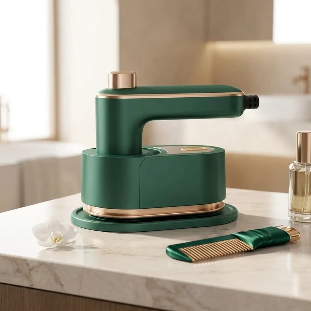 Ferro da Stiro a Vapore Portatile, Mini Pulitore a Vapore, Riscaldamento Rapido, Rimozione Acari, Generatore di Vapore Elettrico per Vestiti e Casa