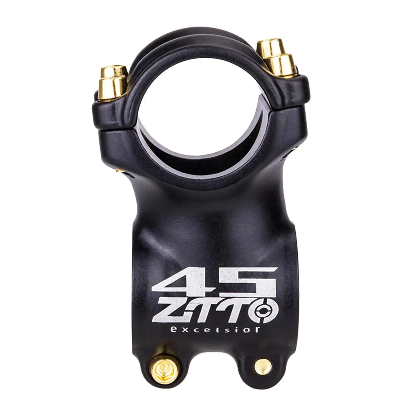 Attacco Manubrio Leggero in Metallo da 31,8 mm a 4 Fori, Attacco Manubrio da 45 mm per Mountain Bike