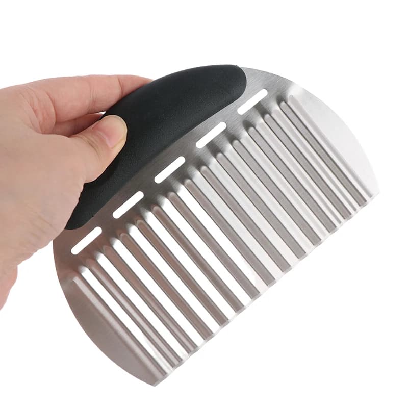 16.0*11.5cm Patatine Fried Stainless Steel Taglierina Slicing Machine Large Wave Shape Chip Cutter Knife Verdura Chopper kitchen gadget