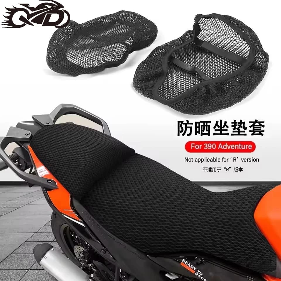Coprisella 3D a Nido d'Ape per Moto 390 ADV, Protezione Solare, Isolamento Termico, Traspirante