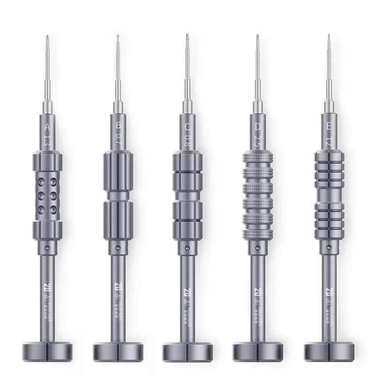 QIANLI MEGA-IDEA 2D Screwdriver with Grenade Print Mobile Phone Dismantling Triangle Pentagon Cross Hexagon Bolt Driver Set