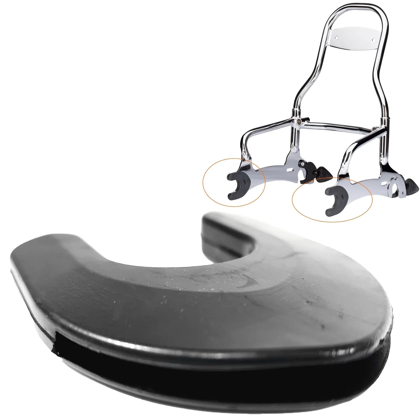 Luggage Rack Backrest Side Plate mounting Grommet Bushing Fit for Indian Chieftain Roadmaster Challenger Dark Horse