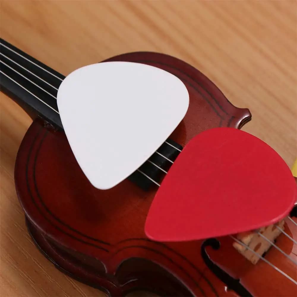 20pcs Random Color Guitar Picks Celluloid Plectrums Acoustic Guitar Picks ABS Mixed Droplet Shaped Guitar Pick Guitar Play