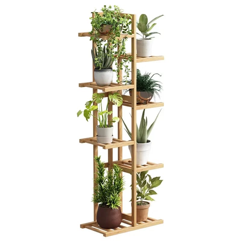 Floor to Ceiling Plant Stand Metal Flower Pot Rack for Living Room Balcony Greenery Storage Shelf Home Decor Organizer