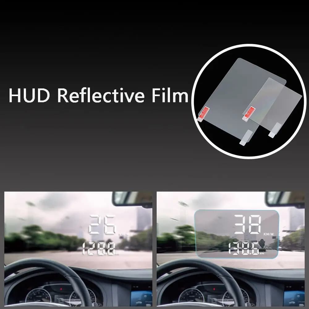 Nuovi accessori auto trasparenti Head Up Display Pellicola riflettente Proiettore HUD Adesivo per schermo per parabrezza per auto
