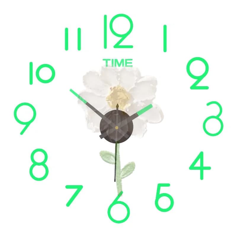 Large 3D DIY Wall Clock 2026 Modern Design Quartz Acrylic Mirror Sticker Silent for Home Living Room Decor
