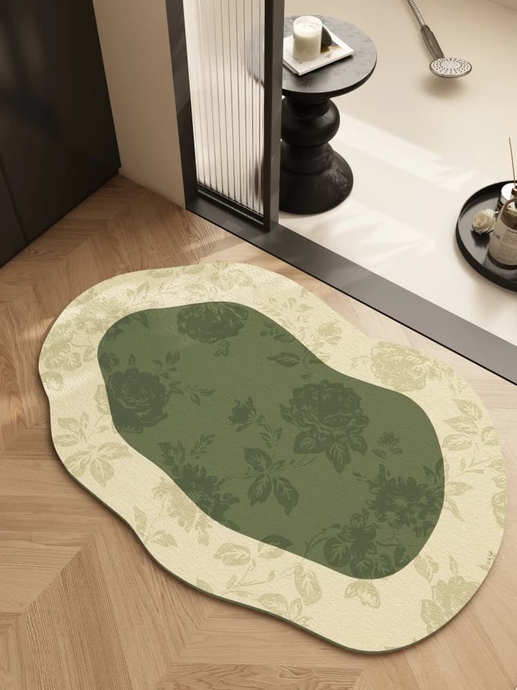 Tappetino da bagno Dendroid in silicone assorbente Tappeto da cucina Tappeto da bagno antiscivolo Cry Sle Uso domestico Tappetino Wasoom
