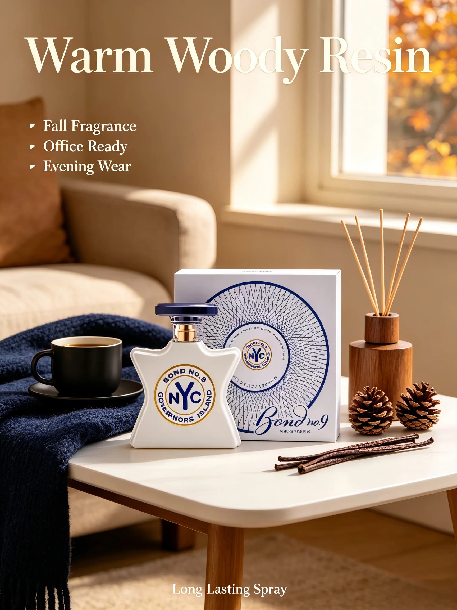 New Arrival Bond No.9 Governors Island EDP 100ml 3.3oz White Star Perfume Incense Cedarwood Amber Musk Long Lasting Scents Men Women Labor Day Halloween Thanksgiving Black Friday Cyber Monday Christmas Gift Idea Best Seller Fast US Shipping Spray Hot