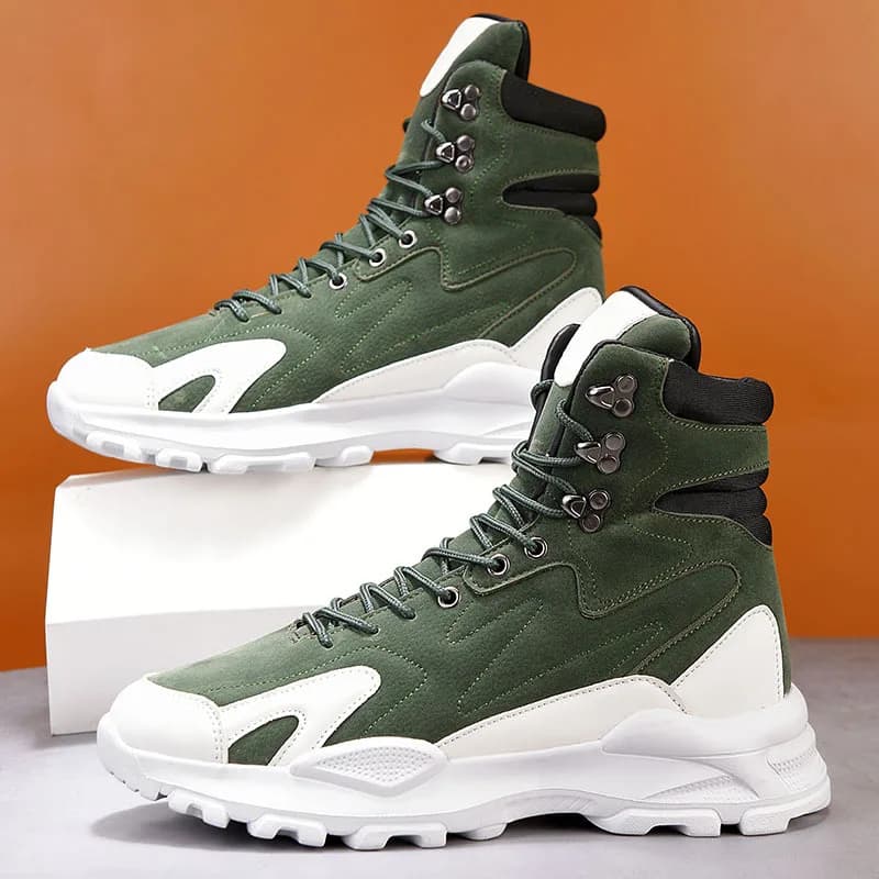 Fashionable men's boots Casual men's shoes comfortable high breathable sneakers for outdoor slip boots Sneakers with plateau