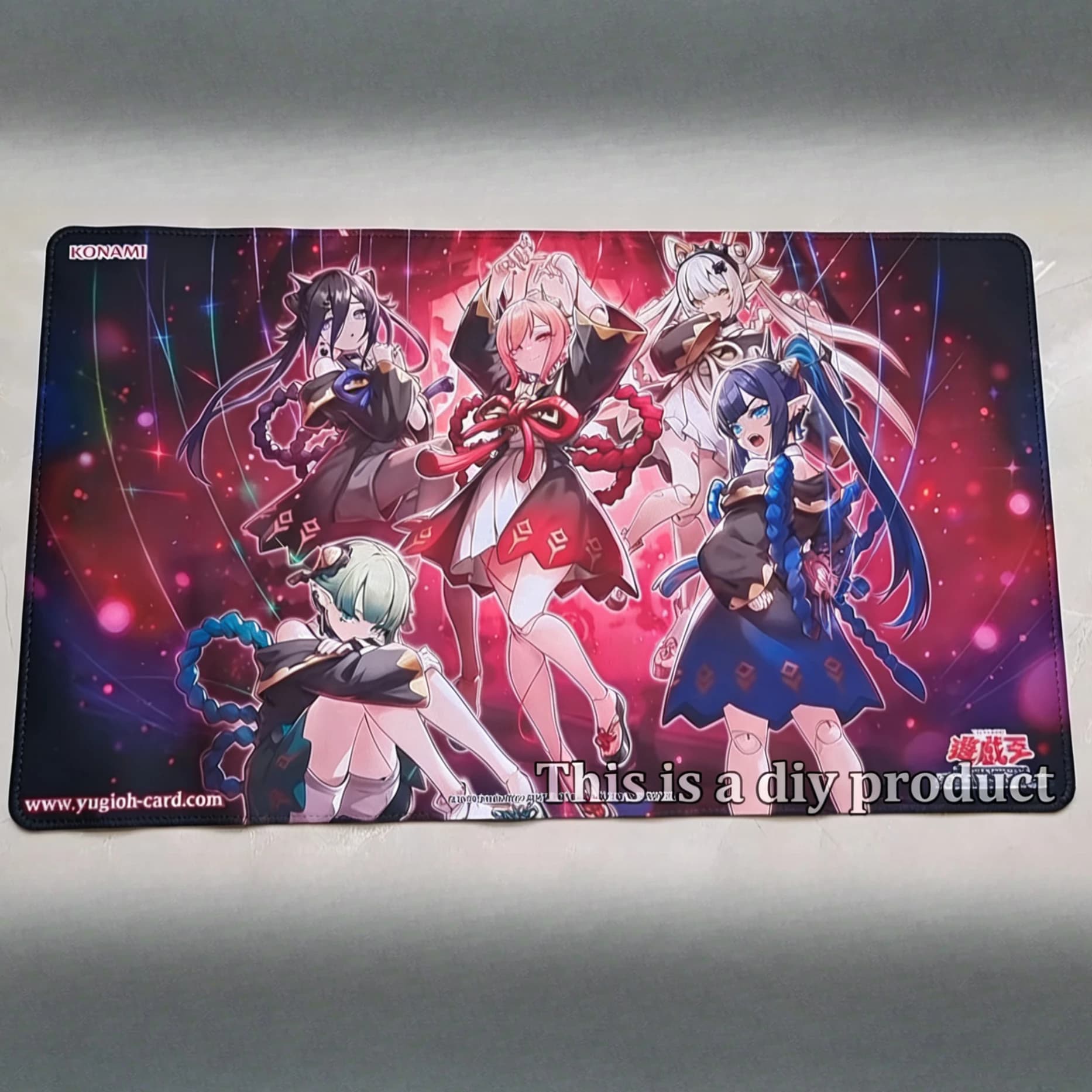 2MM Originali DIY Yu-Gi-Oh! Tappetino da Gioco Zenna-no-Tsuinagihime per Yugioh TCG OCG, Tappetino in Gomma per Mouse