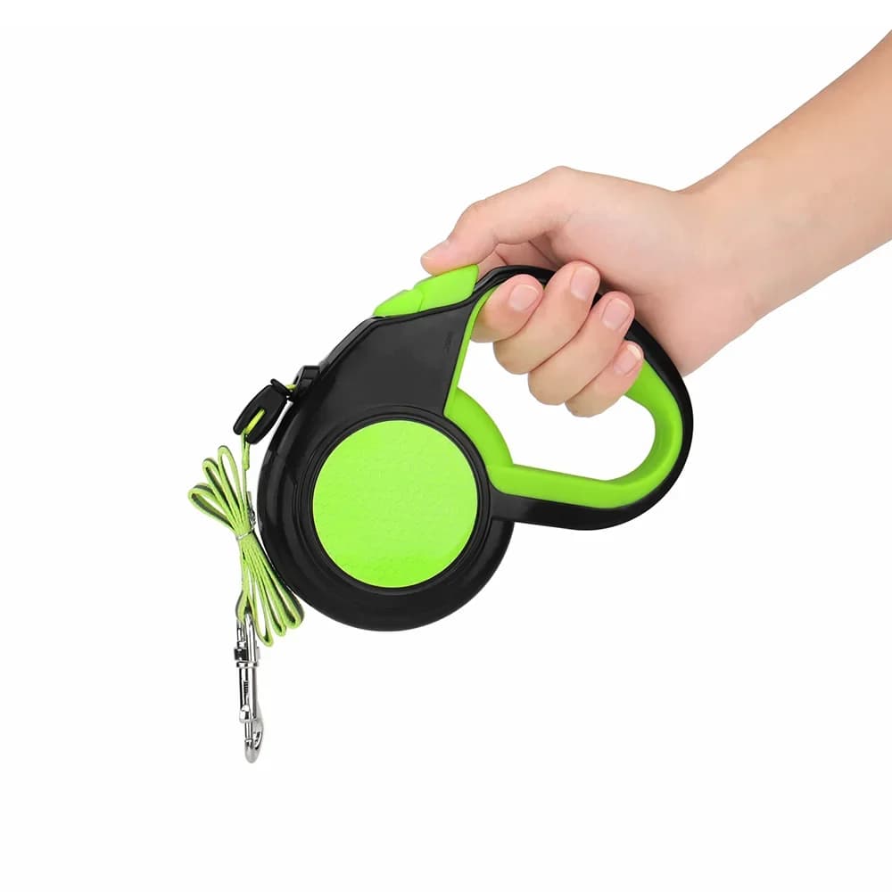 Guinzaglio Retrattile Automatico Riflettente per Cani e Gatti 3M/5M/8M, Corda di Trazione Estensibile