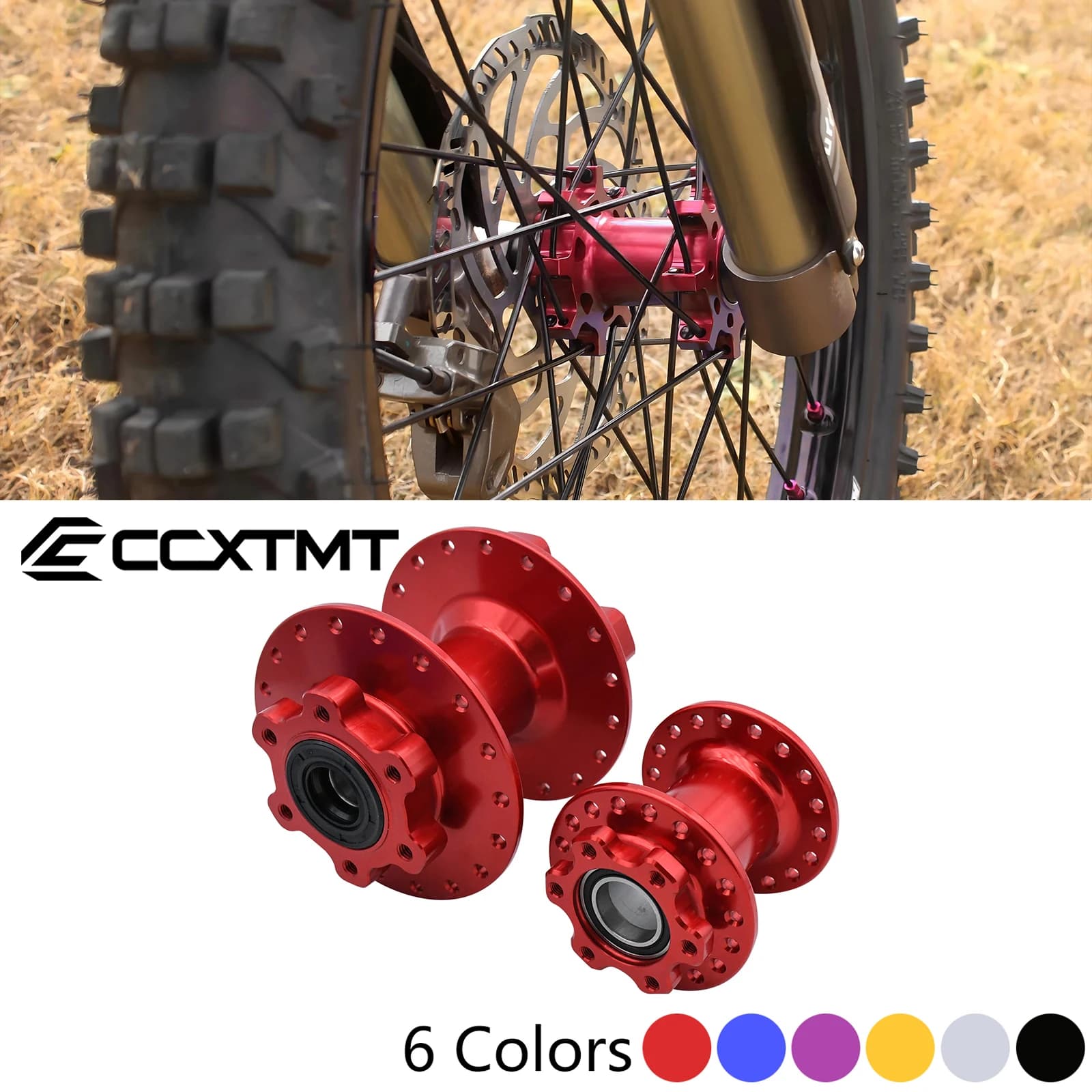 Mozzi ruota anteriori e posteriori in alluminio per moto e bici elettriche Sur-Ron Light Bee X & Light Bee S Segway X260 X160 Dirt Pit Bike