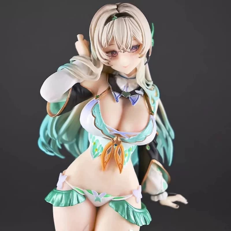 Anime Girl Figure Firefly Swimsuit Pvc Collectible Model Trendy Toy Decoration For Adult Anime Fans Bedroom Display Collection